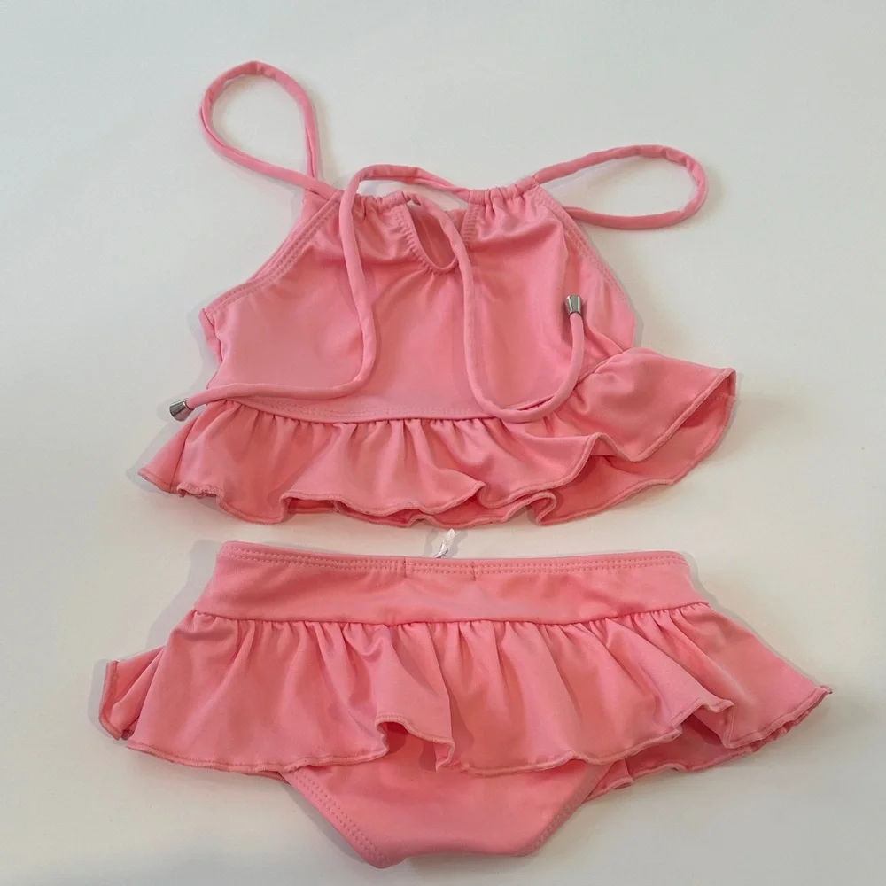 Planet Sea Ruffled‎ Pink Bikini